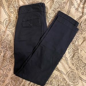 Old Navy Mid-Rise Stretch Blue Straight Pants